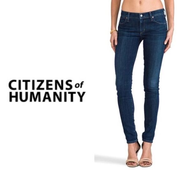 Citizens of Humanity womens 28 electric guitar stretch Avedon Skinny Leg Jeans - Picture 1 of 11